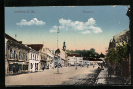 AK Amstetten, Hauptplatz Mit Stadtapotheke  - Altri & Non Classificati