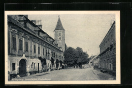 AK Strengberg, Blick Auf Das Historische Postgebäude  - Altri & Non Classificati