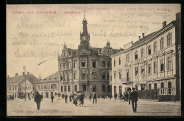 AK Amstetten, Hauptplatz Mit Hotel Schmidl  - Altri & Non Classificati