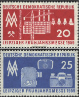 DDR FERIA 1959 Yv 393/4 MNH - Nuovi