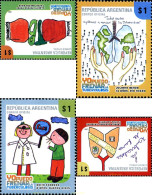 243579 MNH ARGENTINA 2009 LUCHA CONTRA LA TUBERCULOSIS - DISEÑOS INFANTILES - Nuevos