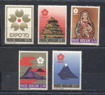 Vatican 1970- World Expo '70 Set (5v) - Nuevos