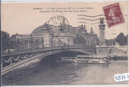 PARIS- PONT ALEXANDRE III ET LE GRAND PALAIS - Bridges