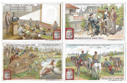 S 708, Liebig 6 Cards, Le Pigeon-voyageur (some Spots) (ref B17) - Liebig