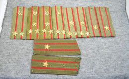 Large Lot Of Vintage USSR Shoulder Straps 5 Pairs - Uniforms