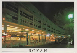 ROYAN, LE FRONT DE MER, LE SOIR COULEUR REF 16301 - Royan