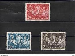 BULGARIE 1960 Congrès De Bouloudja  Yvert 1090-1092 Oblitéré - Used Stamps