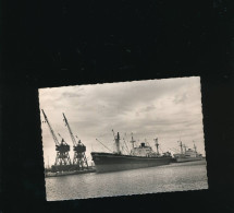 CPSM 34 Sète  Cargo Et Long Courrier à Quai - Bateau Paquebot Commerce - Voyagée 1960 - Koopvaardij