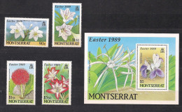 Montserrat 1989 Yvertnr. Bloc 49 *** MNH Cote 8 Euro Flore Fleurs Easter Pasen - Sonstige & Ohne Zuordnung