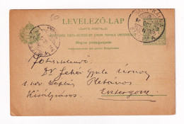 Postal Stationery 1923 Nagykálna Hungary Hongrie Esztergom Magyarország Kalná Nad Hronom Ungarn - Postwaardestukken