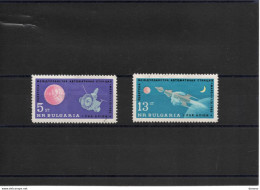 BULGARIE 1963 ESPACE, Fusée Et Sonde Mars 1  Yvert PA 96-97, Michel 1366-1367 Oblitéré - Gebraucht