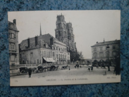 CPA  -   139 -  ORLEANS  - LE THEATRE ET LA CATHEDRALE - Orleans