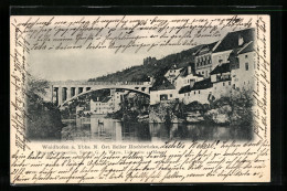 AK Waidhofen A. D. Ybbs, Blick Auf Die Zeller Hochbrücke  - Sonstige & Ohne Zuordnung