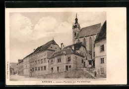 AK Krems A. Donau, Pfarrplatz Mit Piaristenstiege  - Altri & Non Classificati