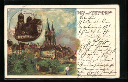 Lithographie Klosterneuburg, Kloster Und Die Unvollendete Kirche  - Other & Unclassified