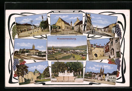 AK Klosterneuburg, Stiftskeller, Rathausplatz, Niedermarkt  - Autres & Non Classés