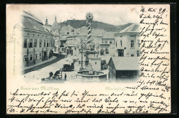 AK Mödling, Marktplatz Mit Brunnen  - Altri & Non Classificati