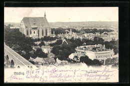 AK Mödling, Panorama Mit Kirche  - Altri & Non Classificati