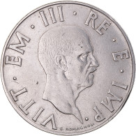 Monnaie, Italie, Vittorio Emanuele III, 2 Lire, 1940, Rome, TTB, Acier - 1900-1946 : Víctor Emmanuel III & Umberto II