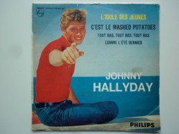 Johnny Hallyday 45Tours EP Vinyle L'Idole Des Jeunes Papier - Autres - Musique Française