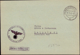604240 | Dienstbrief, Frei Durch Ablösung, Aus Dem RAD Lager 2 / 231 | Hermsdorf (Thür) (O 6530) - Storia Postale