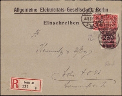 604237 | Brief Per Einschreiben Mit Firmenlochung Perfin Der AEG, Judaica  | Berlin (W - 1000), -, - - Cartas & Documentos