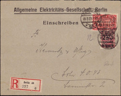 604237 | Brief Per Einschreiben Mit Firmenlochung Perfin Der AEG, Judaica  | Berlin (W - 1000), -, - - Storia Postale