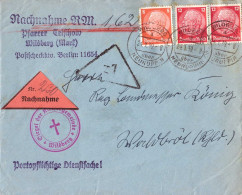 604236 | Briief, Ahnenforschung Mit Kirchensiegel Der Gemeinde  | Wildberg (O - 1901), Neuruppin (O - 1950), - - Covers & Documents