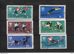 BULGARIE 1968 Jeux Olympiques De Grenoble Yvert 1550-1555, Michel 1744-1749 Oblitéré - Oblitérés