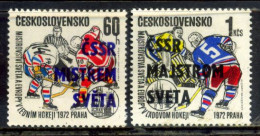 Czechoslovakia 1972 Checoslovaquia / Ice Hockey World Champions MNH Hockey / Hb29  34-6 - Jockey (sobre Hielo)