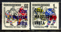 Czechoslovakia 1972 Checoslovaquia / Ice Hockey World Champions MNH Hockey / Hb29  34-6 - Hockey (sur Glace)