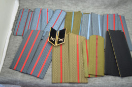 Large Lot Of Vintage USSR Shoulder Straps 11 Pairs - Uniformes