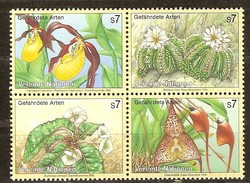 Nations Unies Vienne Wien 1996 Yvertn° 225-228 *** MNH Cote 9,60 Euro Flore Bloemen Fleurs - Autres & Non Classés