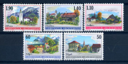 Liechtenstein 2000 / Definitives Views Villages MNH Serie Basica Vistas Pueblos / Iu04   34-6 - Ongebruikt