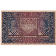 Billet, Pologne, 5000 Marek, 1920, 1920-02-07, KM:31, TB - Polen