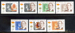 Spain 2000 Spain  / Stamps On Stamps · King Juan Carlos I MNH Sellos Sobre Sellos / Hb24  34-6 - Postzegels Op Postzegels