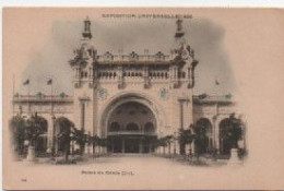 PARIS-Exposition Universelle De 1900-Palais Du Génie Civil - 89 - Expositions