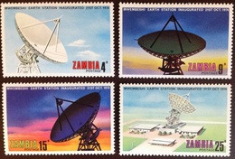 Zambia 1974 Earth Station Satellite MNH - Zambie (1965-...)
