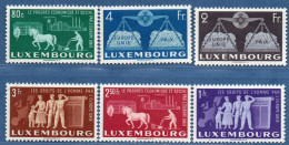 Luxemburg 1951 European Union - 6 Values MNH European Coal And Steel Community - Europäischer Gedanke