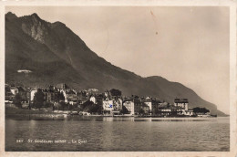 SUISSE - St Gingolph Suisse - Vue Sur Le Quai - Vue Générale - Carte Postale - Saint-Gingolph