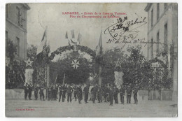 52 - LANGRES - Caserne Turenne - Fête Du Cinquantenaire De Solférino - 1909 - Langres