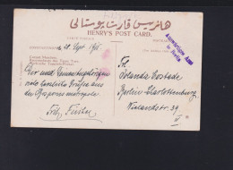 Dt. Reich PK Constantinopel Zweizeiler Auswärtiges Amt In Berlin 1915 Gelaufen - Briefe U. Dokumente