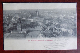 Cpa Vue De Courtrai à Vol D'oiseau 1902 - Kortrijk