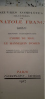 L'orme Du Mail - Le Mannequin D'osier  ANATOLE FRANCE Calmann Lévy 1927 - Sonstige & Ohne Zuordnung