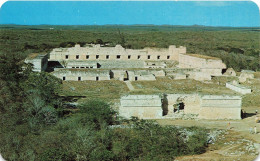 MEXIQUE - Panoramic View Towards The Nun's Qudrangle - Uxmal - Yucatan - Mexico - Vue Générale - Carte Postale - Mexique