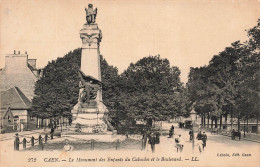 FRANCE - Caen - Le Monument Des Enfants Du Calvados Et Le Boulevard - Carte Postale Ancienne - Caen