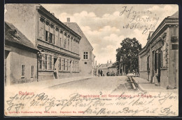 AK Rodaun, Hauptstrasse Mit Gemeindehaus Und Schule  - Other & Unclassified