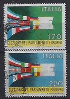 Italy 1979  Erste Direktwahlen Zum Europaischen Parlament (o) Mi.1659-1660 - 1971-80: Usati