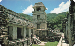 MEXIQUE - The Observatory And Patio No 1 Of The Palace Palenque - Chiapas - Mex - Animé - Carte Postale - Mexiko