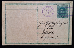 Österreich 1918, Postkarte 8 Heller WIEN - Storia Postale